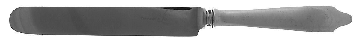 Clinton (Sterling, 1912, M-T-C Stamp) Blunt Hollow Knife with Bolster by Tiffany & CO SILVER-1