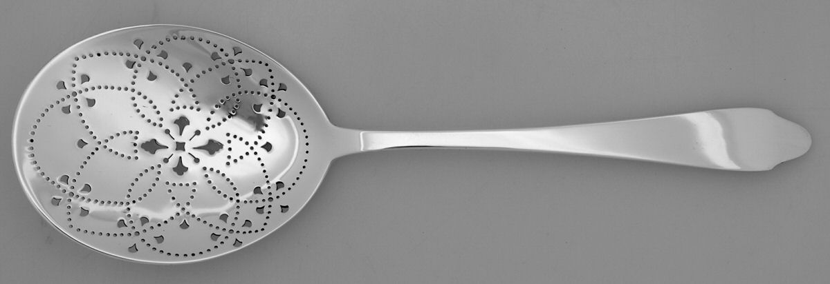 Clinton (Sterling, 1912, M-T-C Stamp) Solid Pierced Egg Server by Tiffany & CO SILVER-1