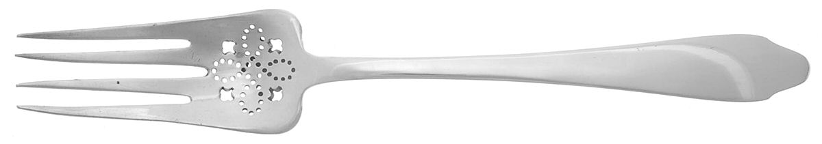 Clinton (Sterling, 1912, M-T-C Stamp) Cold Meat Serving Fork Large Pierce by Tiffany & CO SILVER-1