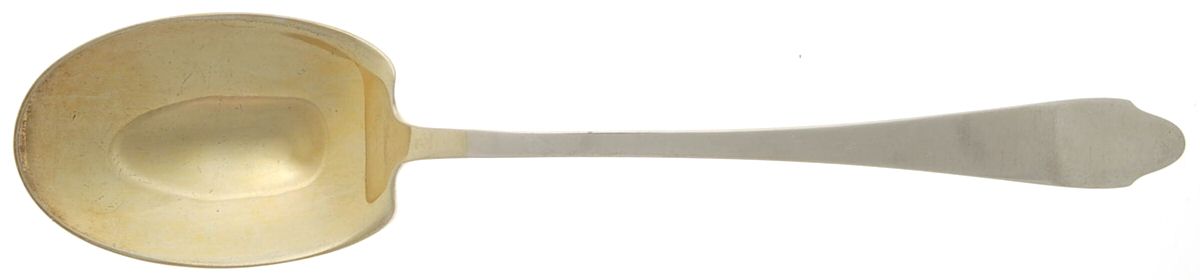 Clinton (Sterling, 1912, M-T-C Stamp) Solid Salad Serving Spoon by Tiffany & CO SILVER-1