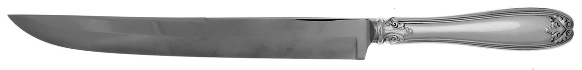 Colonial (Sterling, 1895) Large Stainless Blade Roast Carving Knife by Tiffany & CO SILVER-1