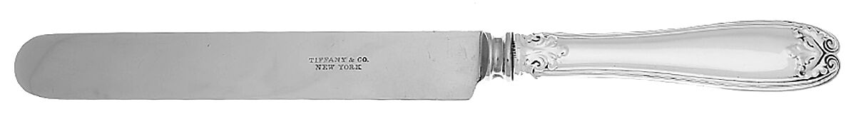 Colonial (Sterling, 1895) Blunt Hollow Handle Knife W/Bolster by Tiffany & CO SILVER-1
