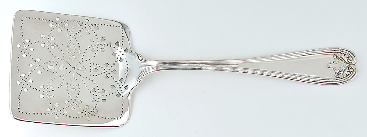 Colonial (Sterling, 1895) Solid Pierced Waffle Server by Tiffany & CO SILVER-1