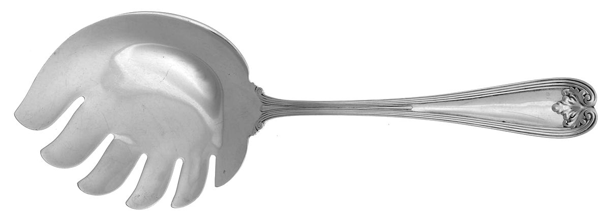 Colonial (Sterling, 1895) Solid Macaroni Server by Tiffany & CO SILVER-1