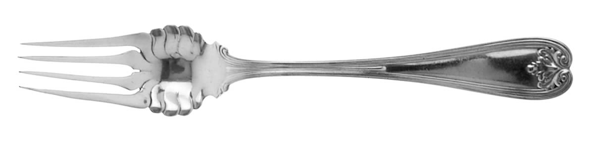 Colonial (Sterling, 1895) Medium Solid Cold Meat Serving Fork by Tiffany & CO SILVER-1
