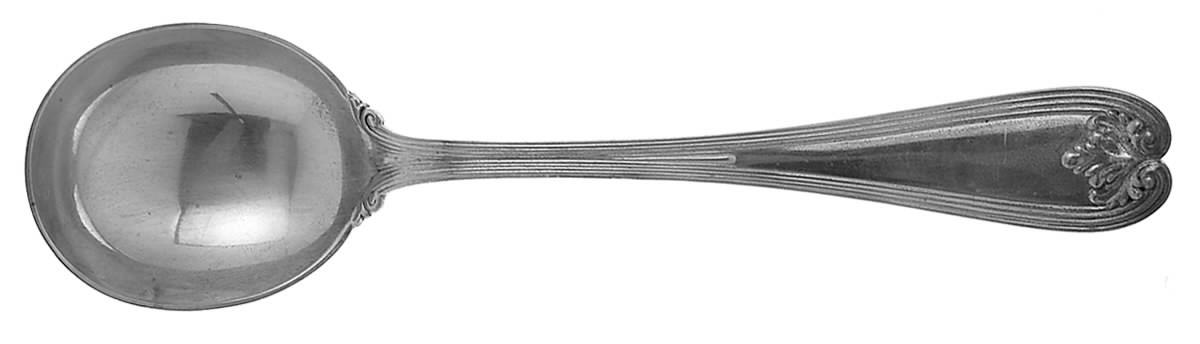 Colonial (Sterling, 1895) Round Bowl Soup Spoon (Gumbo) by Tiffany & CO SILVER-1