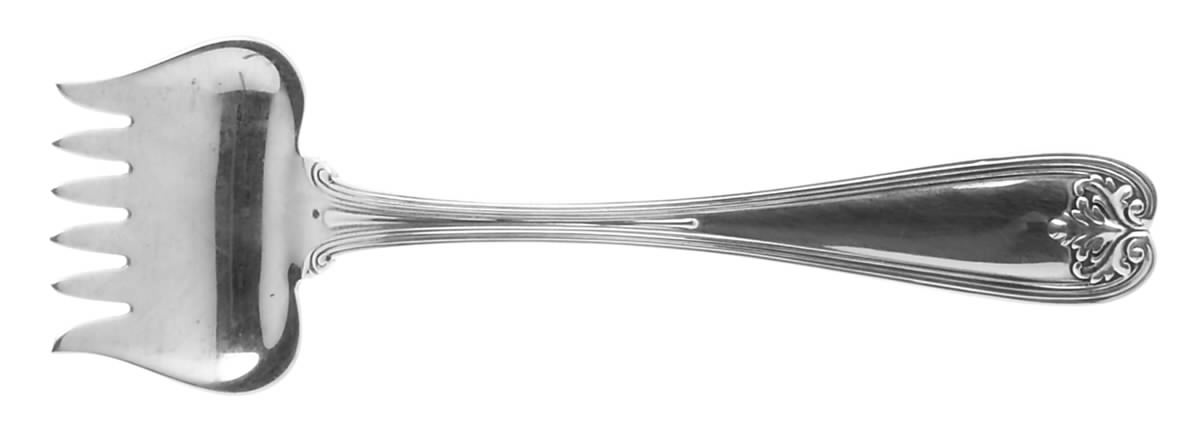 Colonial (Sterling, 1895) Small Solid Tined Sardine Serving Fork by Tiffany & CO SILVER-1