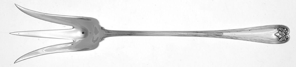 Colonial (Sterling, 1895) Large Lettuce Serving Fork by Tiffany & CO SILVER-1