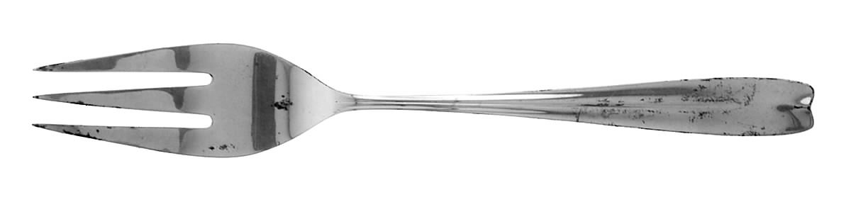 Cordis (Sterling, 1958) Large Solid Cold Meat Serving Fork by Tiffany & CO SILVER-1