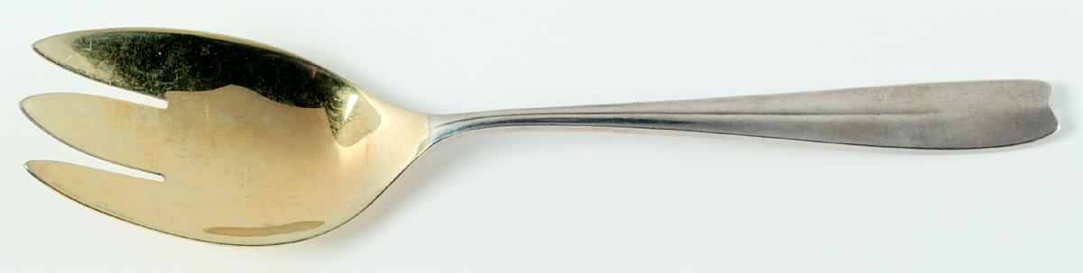 Cordis (Sterling, 1958) Solid Salad Serving Fork by Tiffany & CO SILVER-1