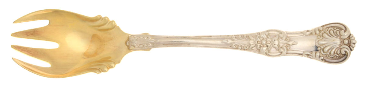 English King (Sterling, 1885, No Monograms) Ice Cream Fork by Tiffany & CO SILVER-1