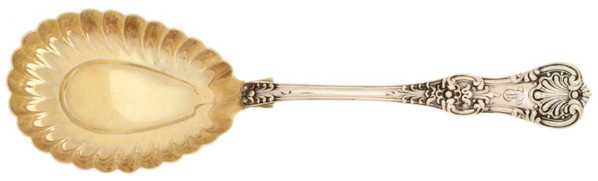 English King (Sterling, 1885, No Monograms) Ice Cream Serving Spoon (Solid) by Tiffany & CO SILVER-1
