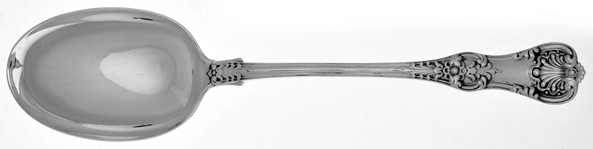 English King (Sterling, 1885, No Monograms) Solid Serving Spoon by Tiffany & CO SILVER-1