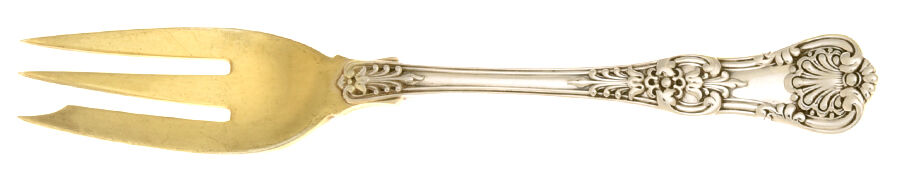 English King (Sterling, 1885, No Monograms) Oyster Fork (Variant) by Tiffany & CO SILVER-1
