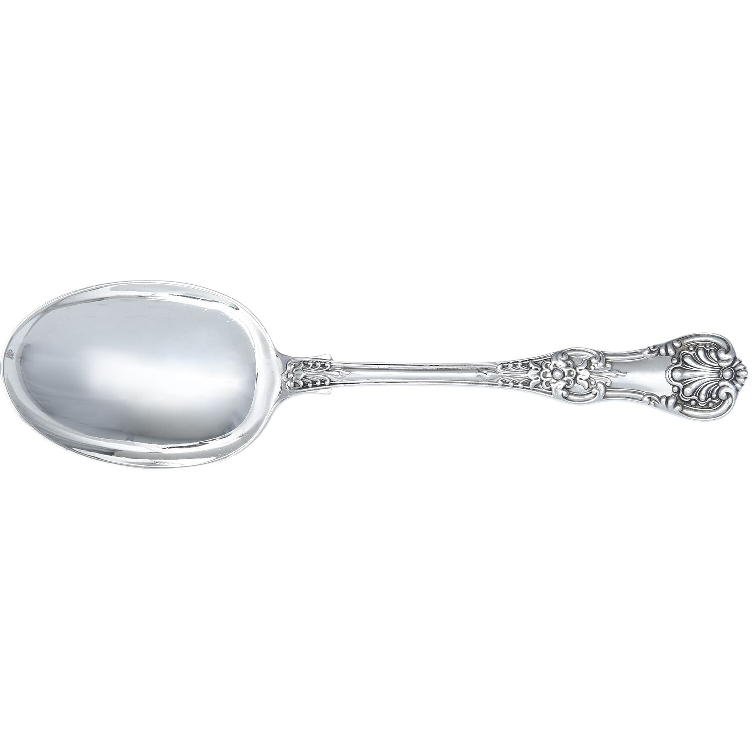 English King (Sterling, 1885, No Monograms) Solid Serving Spoon by Tiffany & CO SILVER-1