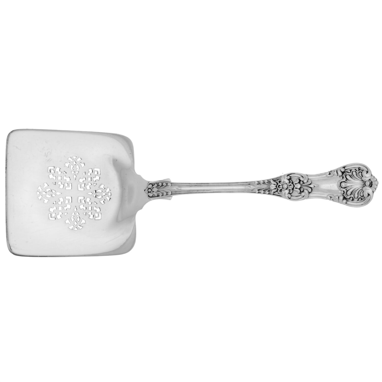 English King (Sterling, 1885, No Monograms) Solid Pierced Waffle Server by Tiffany & CO SILVER-1