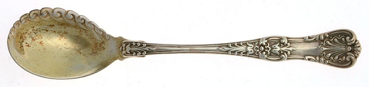English King (Sterling, 1885, No Monograms) Sorbet Spoon by Tiffany & CO SILVER-1