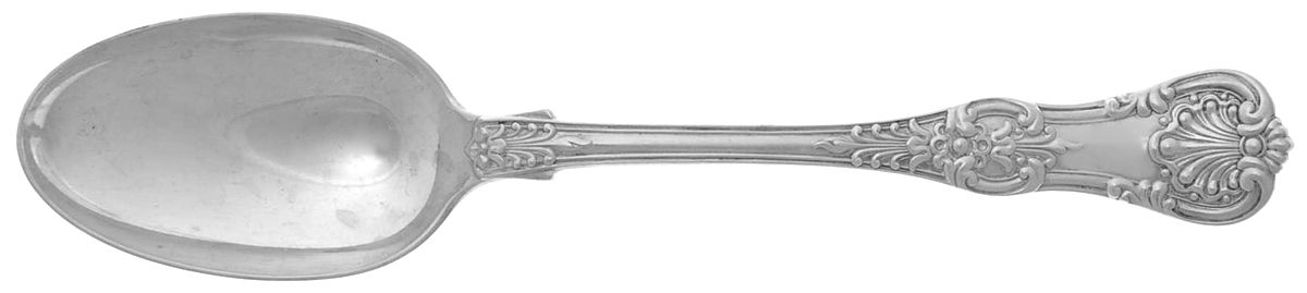 English King (Sterling, 1885, No Monograms) Tablespoon (Serving Spoon) by Tiffany & CO SILVER-1