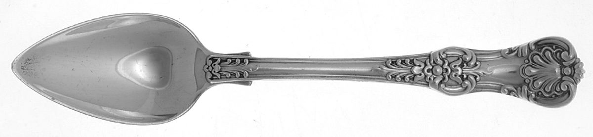 English King (Sterling, 1885, No Monograms) Fruit/Orange Spoon by Tiffany & CO SILVER-1