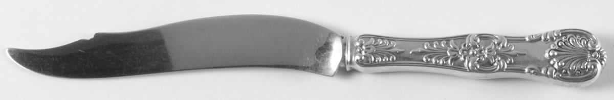 English King (Sterling, 1885, No Monograms) Individual Hollow Handle Fish Knife-Sterling Blade by Tiffany & CO SILVER-1