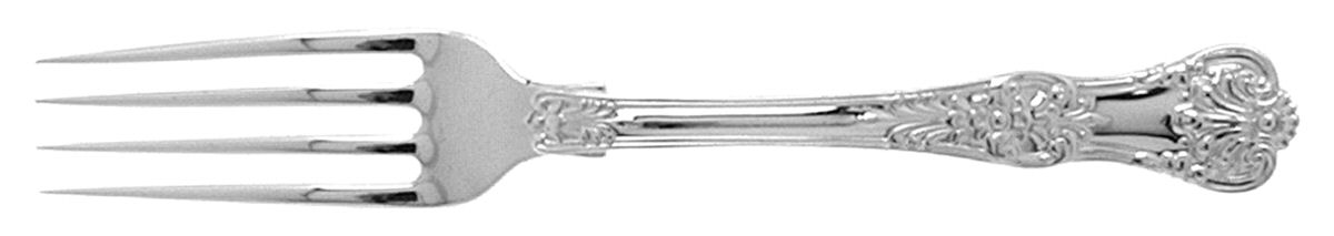 English King (Sterling, 1885, No Monograms) Fork by Tiffany & CO SILVER-1