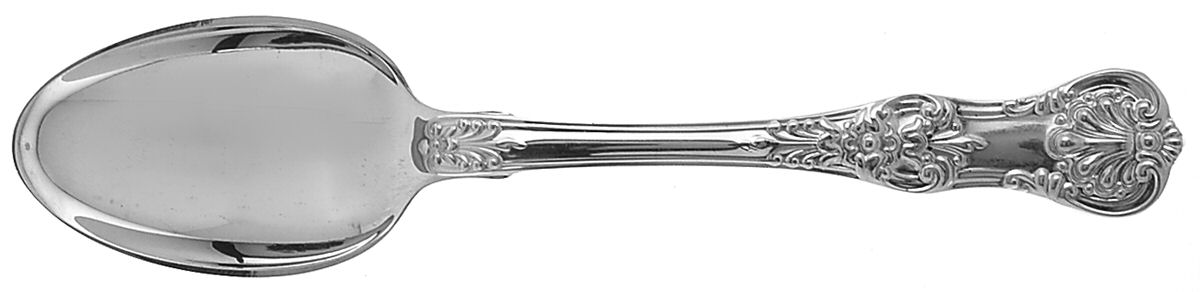 English King (Sterling, 1885, No Monograms) Dessert/Oval Soup Spoon by Tiffany & CO SILVER-1