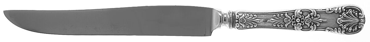 English King (Sterling, 1885, No Monograms) Small Steak Carving Knife with Stainless Blade by Tiffany & CO SILVER-1