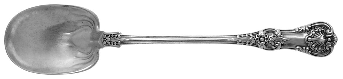 English King (Sterling, 1885, No Monograms) Seafood Serving Spoon Solid Piece by Tiffany & CO SILVER-1