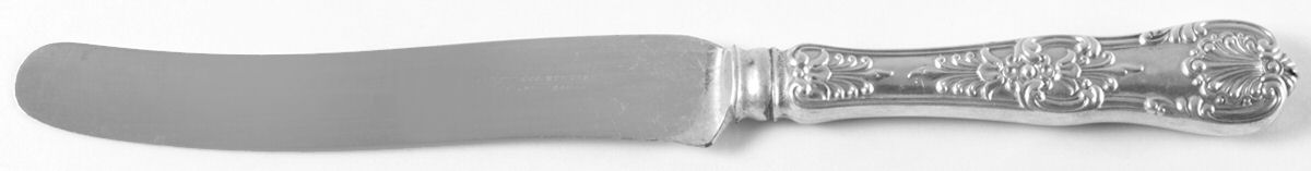 English King (Sterling, 1885, No Monograms) Old French Table Knife with Bolster by Tiffany & CO SILVER-1
