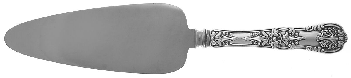 English King (Sterling, 1885, No Monograms) Pie Server with Stainless Blade by Tiffany & CO SILVER-1