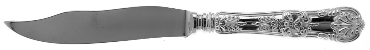 English King (Sterling, 1885, No Monograms) Individual Fish Knife with Stainless Blade by Tiffany & CO SILVER-1
