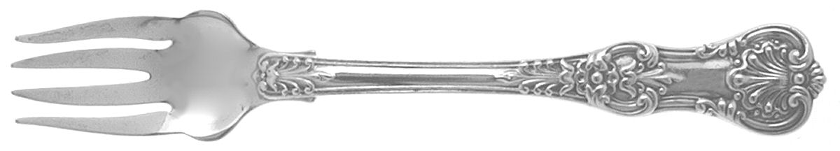 English King (Sterling, 1885, No Monograms) Individual Old Style Solid Fish Fork by Tiffany & CO SILVER-1