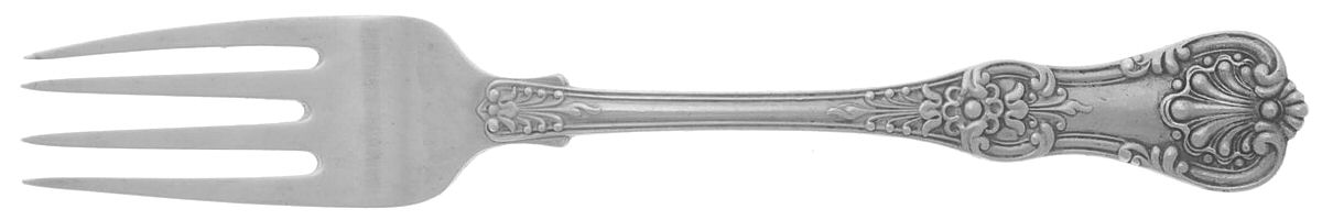English King (Sterling, 1885, No Monograms) Solid Serving Fork by Tiffany & CO SILVER-1