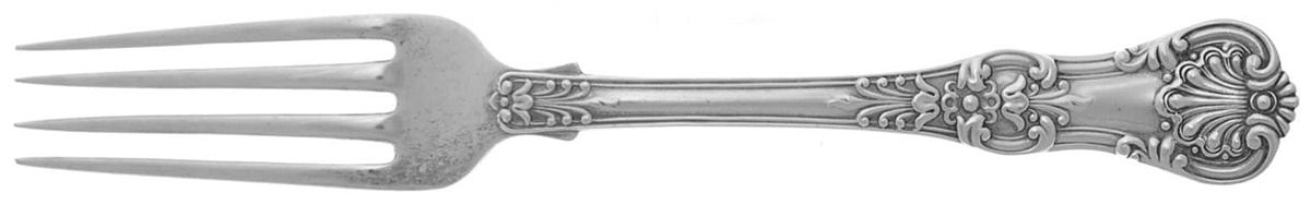 English King (Sterling, 1885, No Monograms) Fork by Tiffany & CO SILVER-1