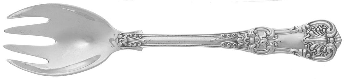English King (Sterling, 1885, No Monograms) Ice Cream Fork by Tiffany & CO SILVER-1
