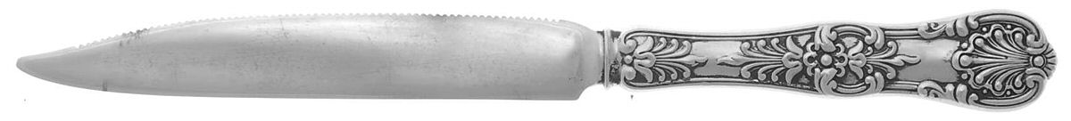 English King (Sterling, 1885, No Monograms) Orange Knife Hollow Handle Sterling Blade by Tiffany & CO SILVER-1