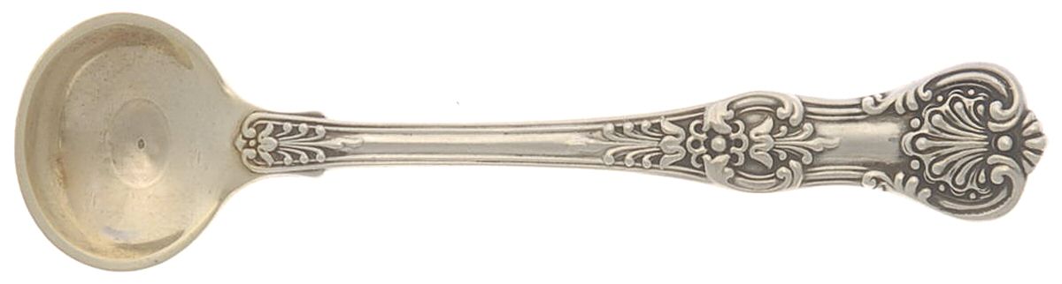 English King (Sterling, 1885, No Monograms) Master Salt Spoon by Tiffany & CO SILVER-1