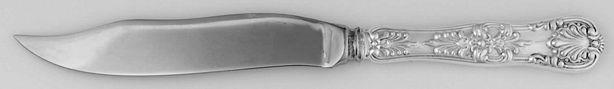 English King (Sterling, 1885, No Monograms) Individual Fish Knife with Stainless Blade by Tiffany & CO SILVER-1