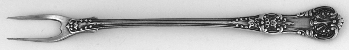 English King (Sterling, 1885, No Monograms) Two-Tine Butter Pick by Tiffany & CO SILVER-1