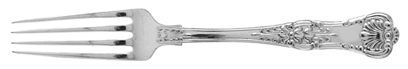 English King (Silverplate, 1870) Fork by Tiffany & CO SILVER-1