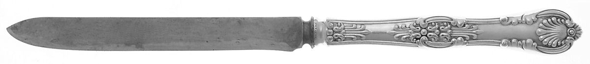 English King (Silverplate, 1870) Large Stainless Blade Roast Carving Knife by Tiffany & CO SILVER-1