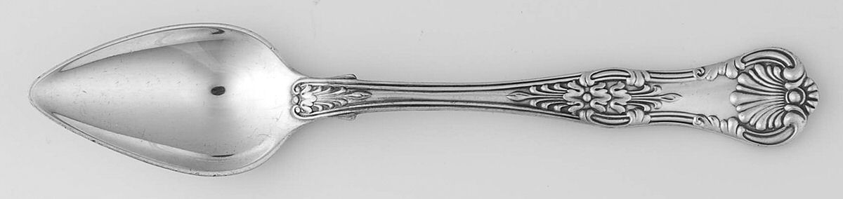 English King (Silverplate, 1870) Fruit/Orange Spoon by Tiffany & CO SILVER-1