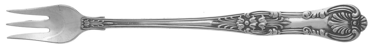 English King (Silverplate, 1870) Cocktail/Seafood Fork by Tiffany & CO SILVER-1