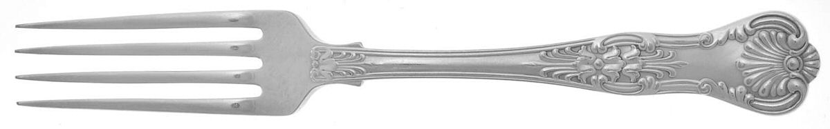 English King (Silverplate, 1870) Fork by Tiffany & CO SILVER-1