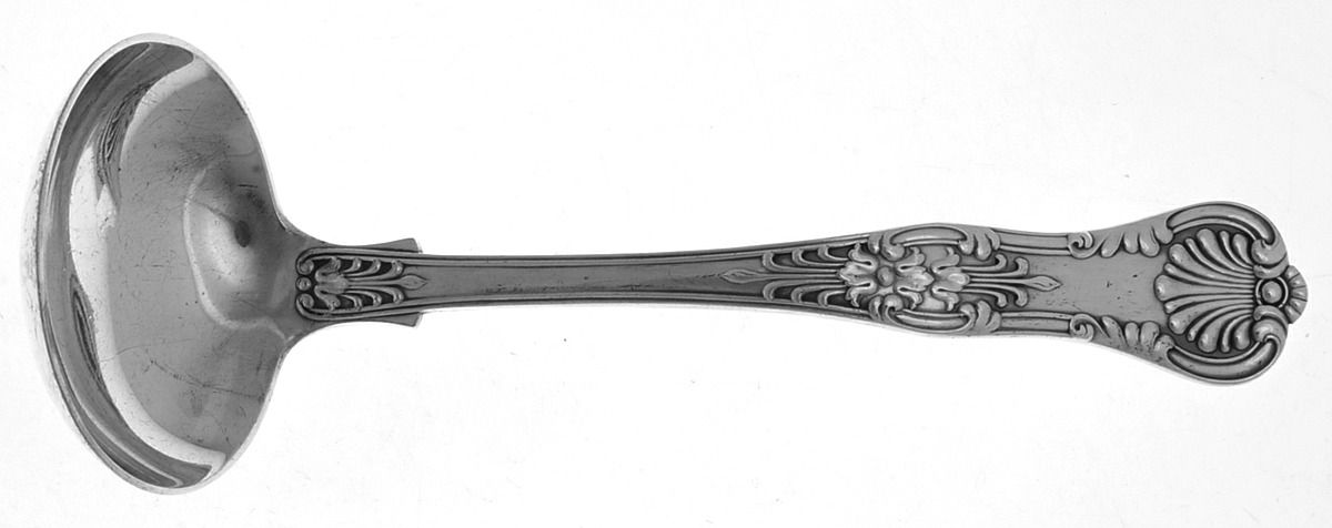 English King (Silverplate, 1870) Solid Gravy Ladle by Tiffany & CO SILVER-1