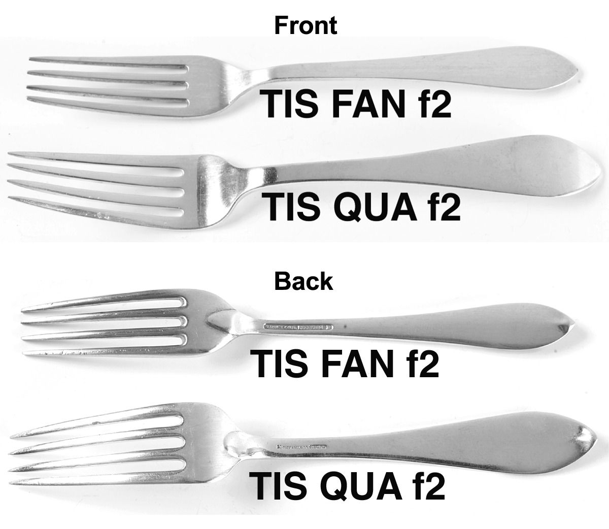 Faneuil (Sterling, 1910, M-C-T Stamps) Fork by Tiffany & CO SILVER-1