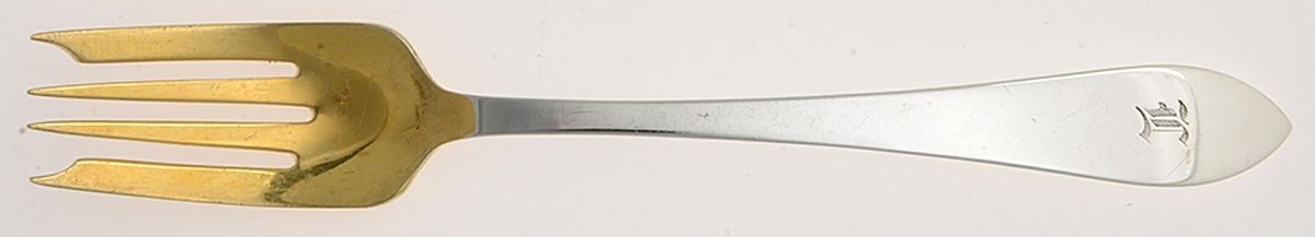 Faneuil (Sterling, 1910, M-C-T Stamps) Individual Salad Fork by Tiffany & CO SILVER-1