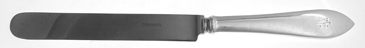 Faneuil (Sterling, 1910, M-C-T Stamps) Monogram Hollow Handle Bolster Blunt Knife by Tiffany & CO SILVER-1