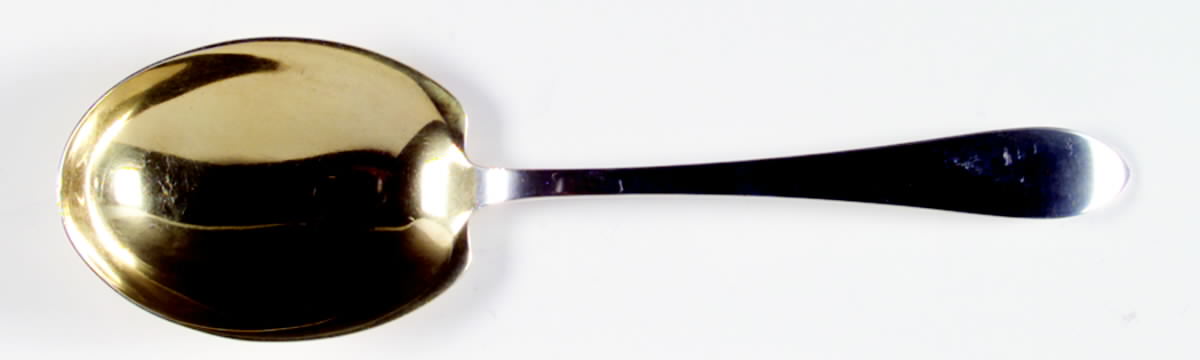 Faneuil (Sterling, 1910, M-C-T Stamps) Large Solid Berry/Casserole Spoon by Tiffany & CO SILVER-1