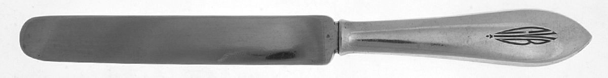 Faneuil (Sterling, 1910, M-C-T Stamps) Solid Dessert/Tea Knife by Tiffany & CO SILVER-1